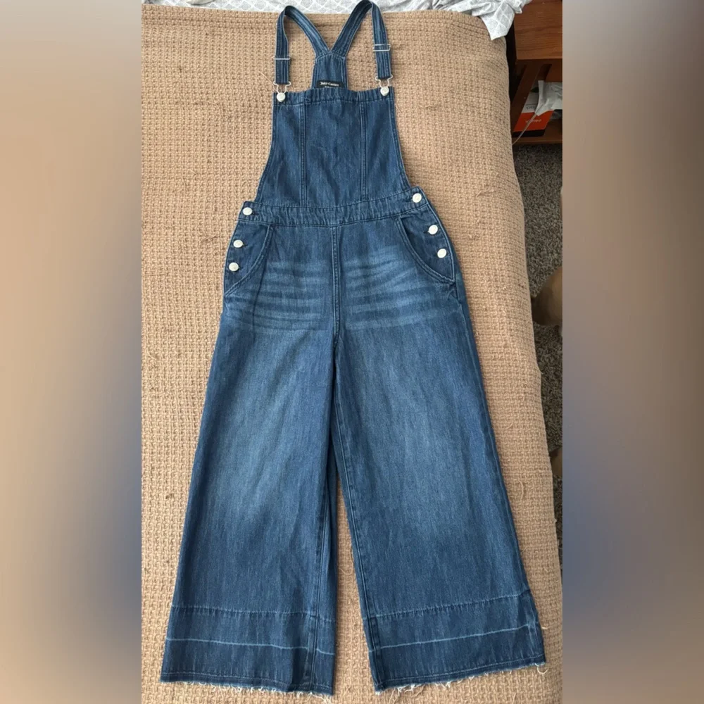 NWOT Juicy Couture Blue Denim Jumpsuit - Picture 3 of 4